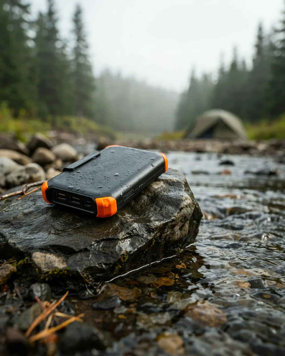 Ferro by a stream